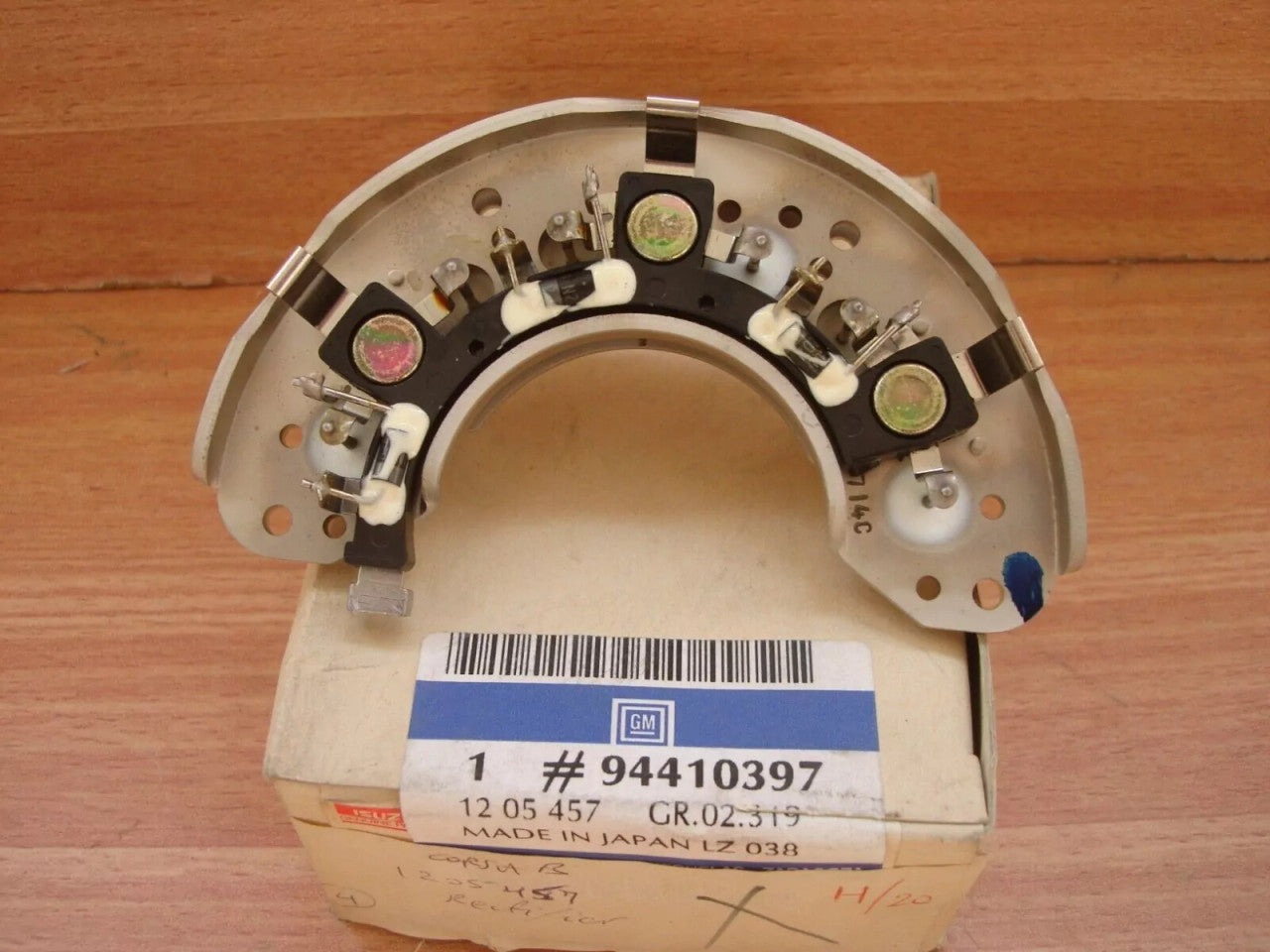 Alternator Rectifier Diode fits Opel Vauxhall Isuzu Diesel 15D 15TD 17D 94410397 8944103970 View Rear