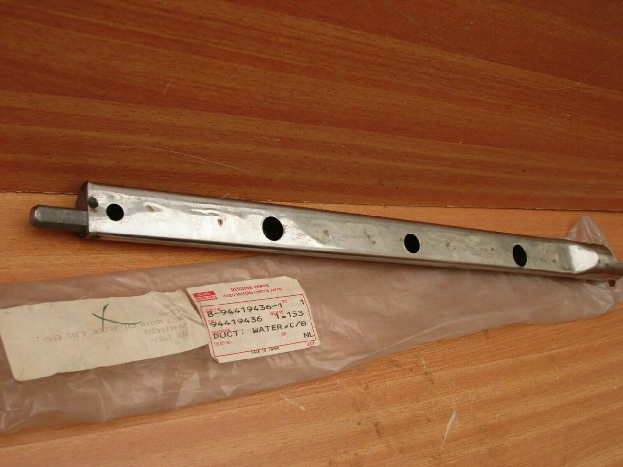 Engine Block Duct Water fits Isuzu Pickup MU TF Chevrolet LUV Trooper 4JA1 4JB1 8944194361 View Rear