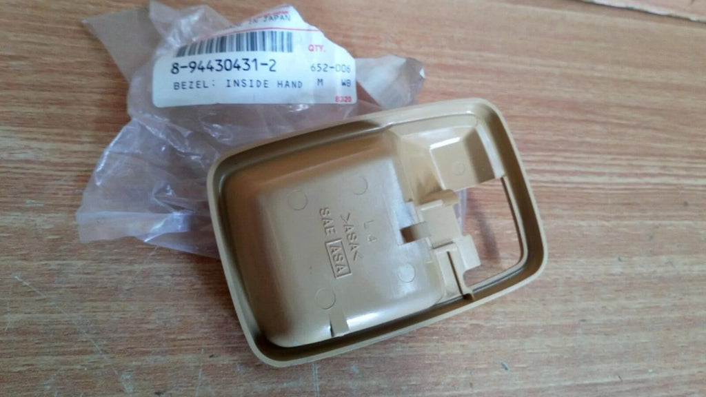 Interior Door Handle Bezel Beige Front Left fits Isuzu Pickup TF KB Trooper 8944304312 View Rear