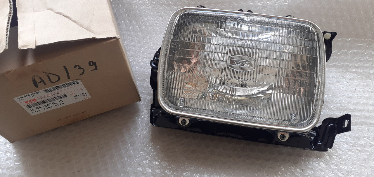 Headlight Left RHD fits Isuzu Pickup TF Chevrolet LUV 8944345603 Genuine View Front