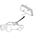 Back Rear Windscreen Window fits Isuzu Pickup TF Chevrolet LUV 8944347950 View Front