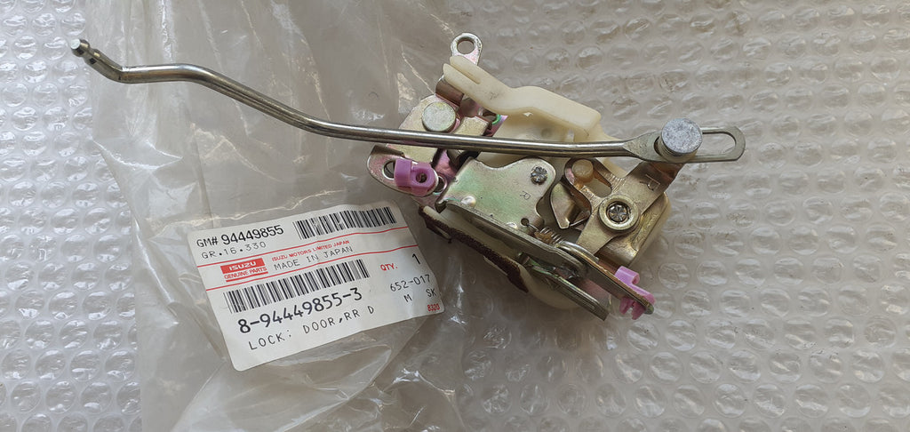 Door Lock Rear Right fits Isuzu Pickup TF Chevrolet LUV 8944498553 Genuine View Front