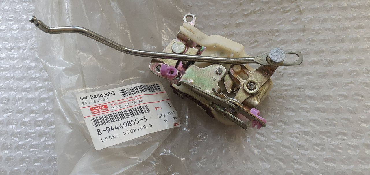 Door Lock Rear Right fits Isuzu Pickup TF Chevrolet LUV 8944498553 Genuine View Front