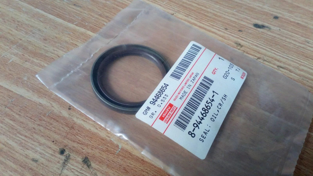 Crankshaft Oil Seal Front fits Isuzu 4EC1 4EE1 Opel 15D X15D 17TD Genuine 8944686541 View Front
