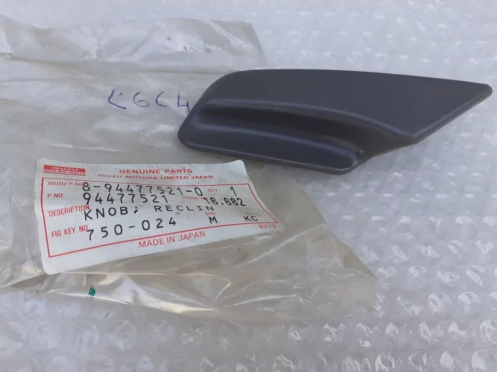 Left Seat Knob Reclining fits Isuzu Amigo Pickup Chevrolet LUV 8944775210 View Front