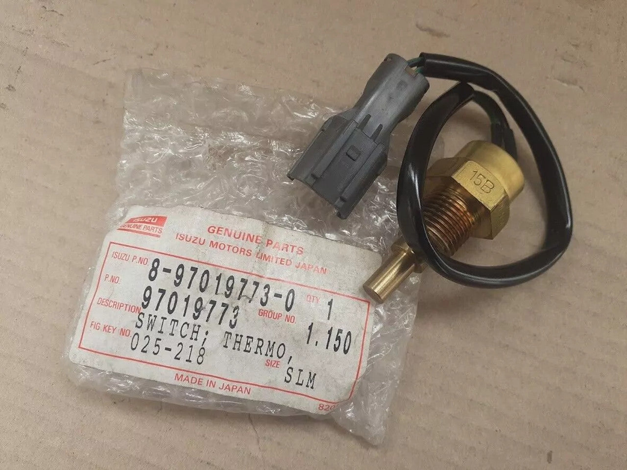 Cold Start Air Thermo Switch fits Isuzu Pickup TF Chevrolet LUV 8970197730 View Rear