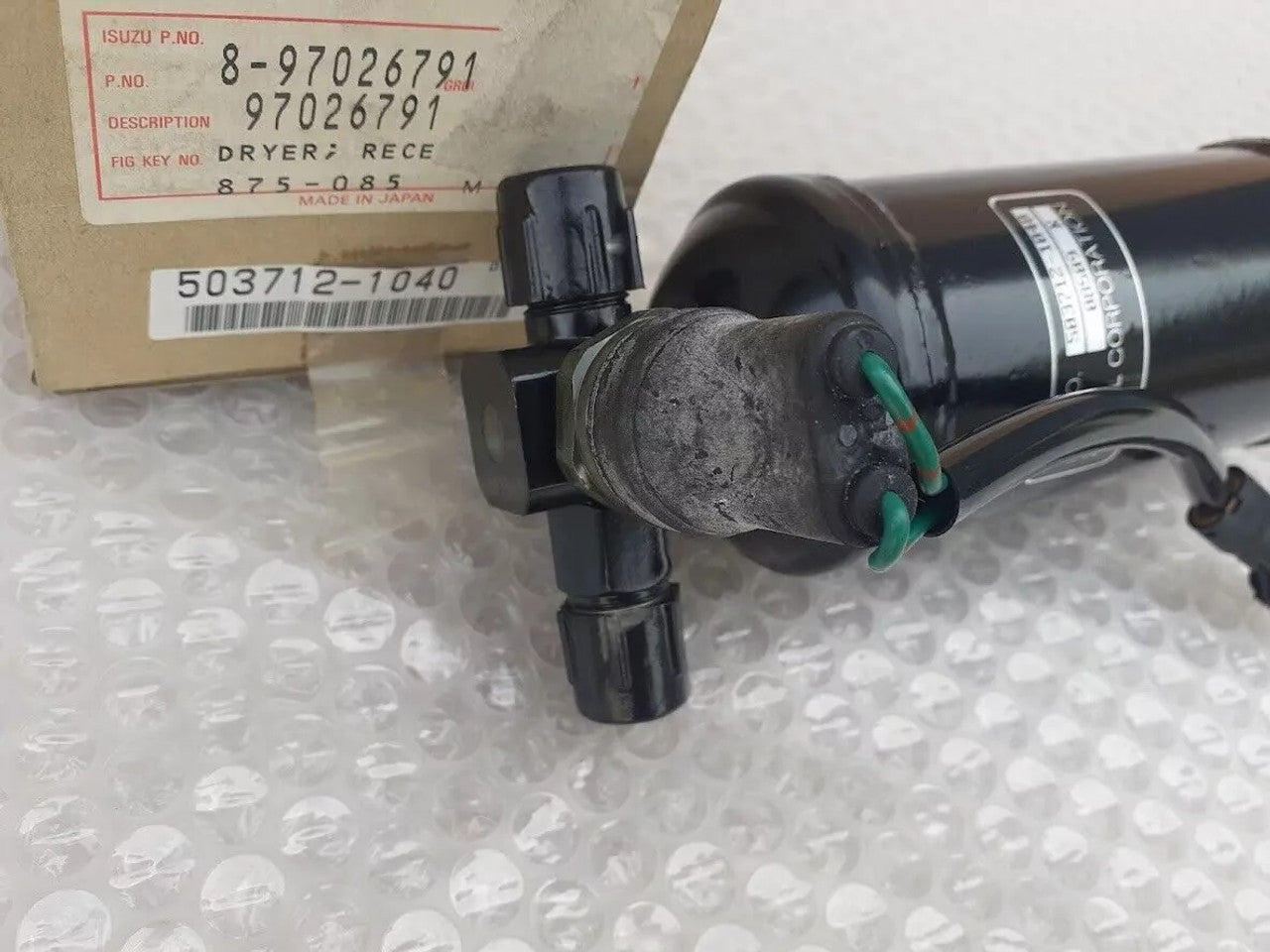 Dryer Receiver A/C fits Isuzu Pickup Chevrolet LUV TF Amigo 4JB1 Genuine 8970267910 View Close Up Upper