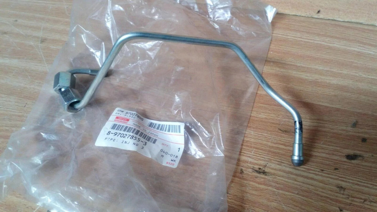 Fuel Injection Pipe 3 fits Isuzu Chevrolet Opel 4JA1 8970278553 Genuine View Front