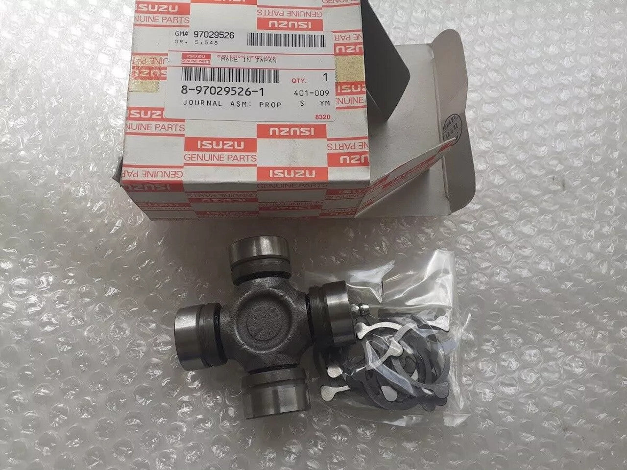 Universal Joint fits Isuzu Pickup Chevrolet LUV Opel Campo 29x50 Genuine 8970295261 View Front