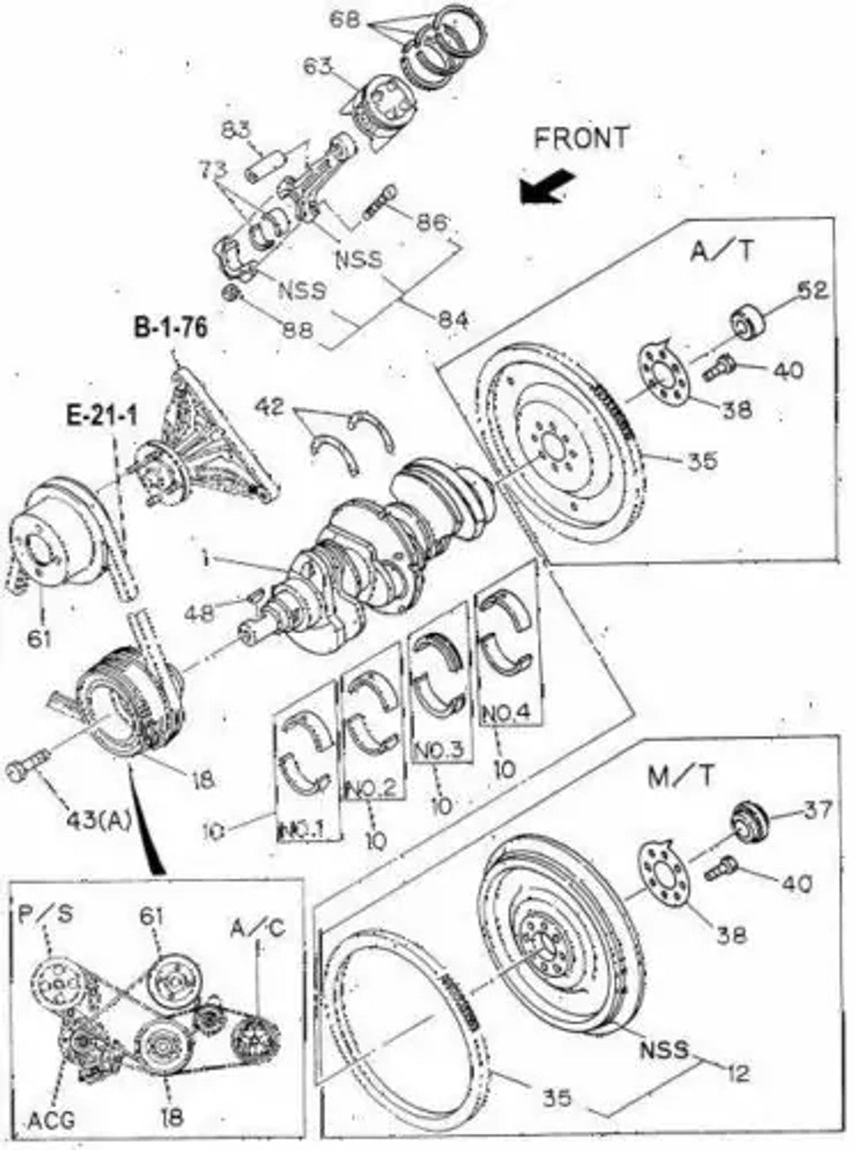 Pilot Bearing fits Honda Passport Isuzu NPR NQR NKR ELF Trooper Rodeo 8970317410 View Right