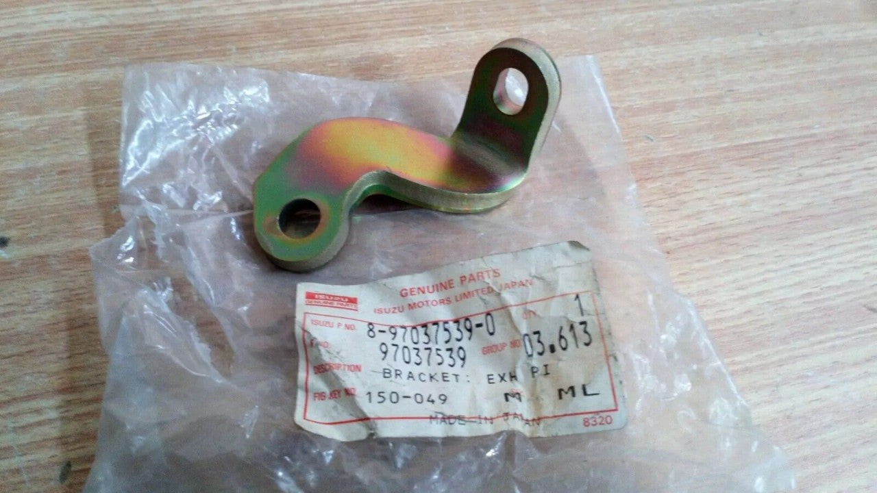 Exhaust Pipe Bracket to Transmission fits Isuzu Opel Chevrolet 8970375390 View Front