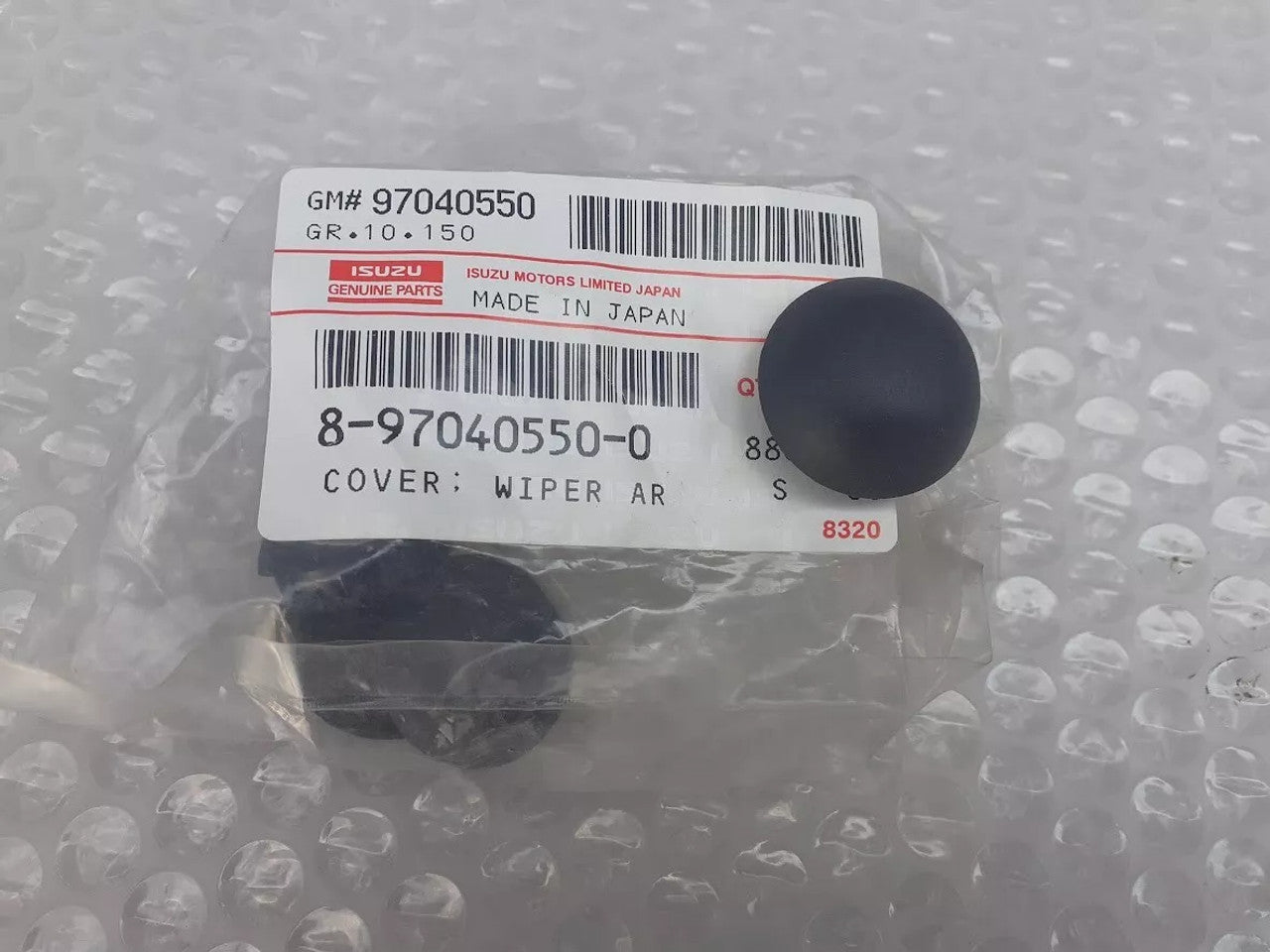 2x Wiper Arm Cap Cover fits Isuzu Pickup Stylus Trooper Chevrolet LUV Acura SLX 8970405500 View Front