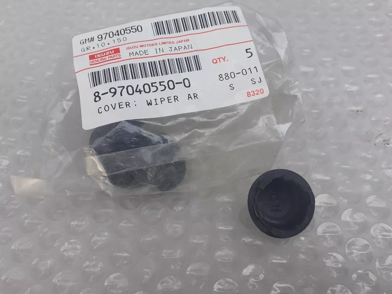 2x Wiper Arm Cap Cover fits Isuzu Pickup Stylus Trooper Chevrolet LUV Acura SLX 8970405500 View Rear