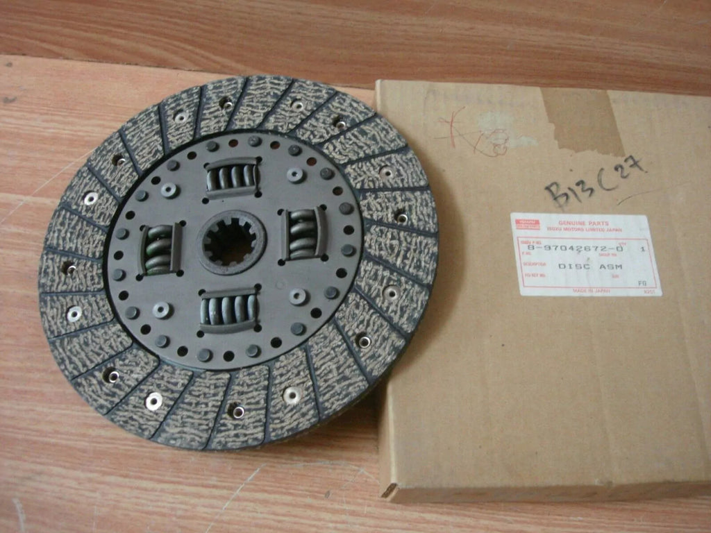 Clutch Plate Disc fits Isuzu KBD Pickup Faster Chevrolet Holden C190 Genuine 8970426720 View Rear