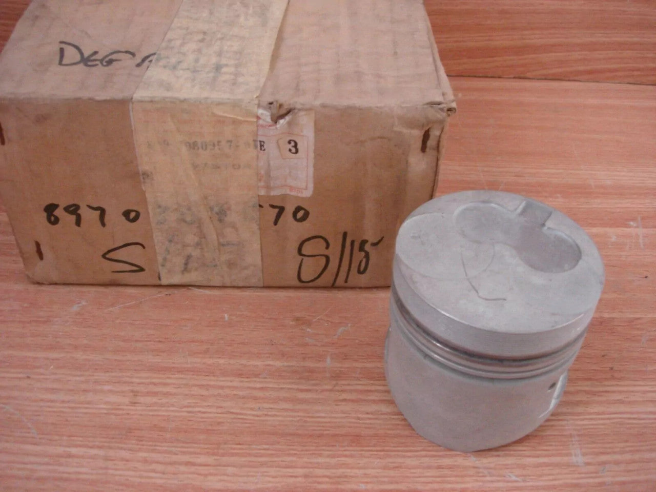 4x Pistons STD fits Opel Vauxhall Corsa B 15D X15D X15TD Isuzu 4EC1 Genuine 8970809570 View Left