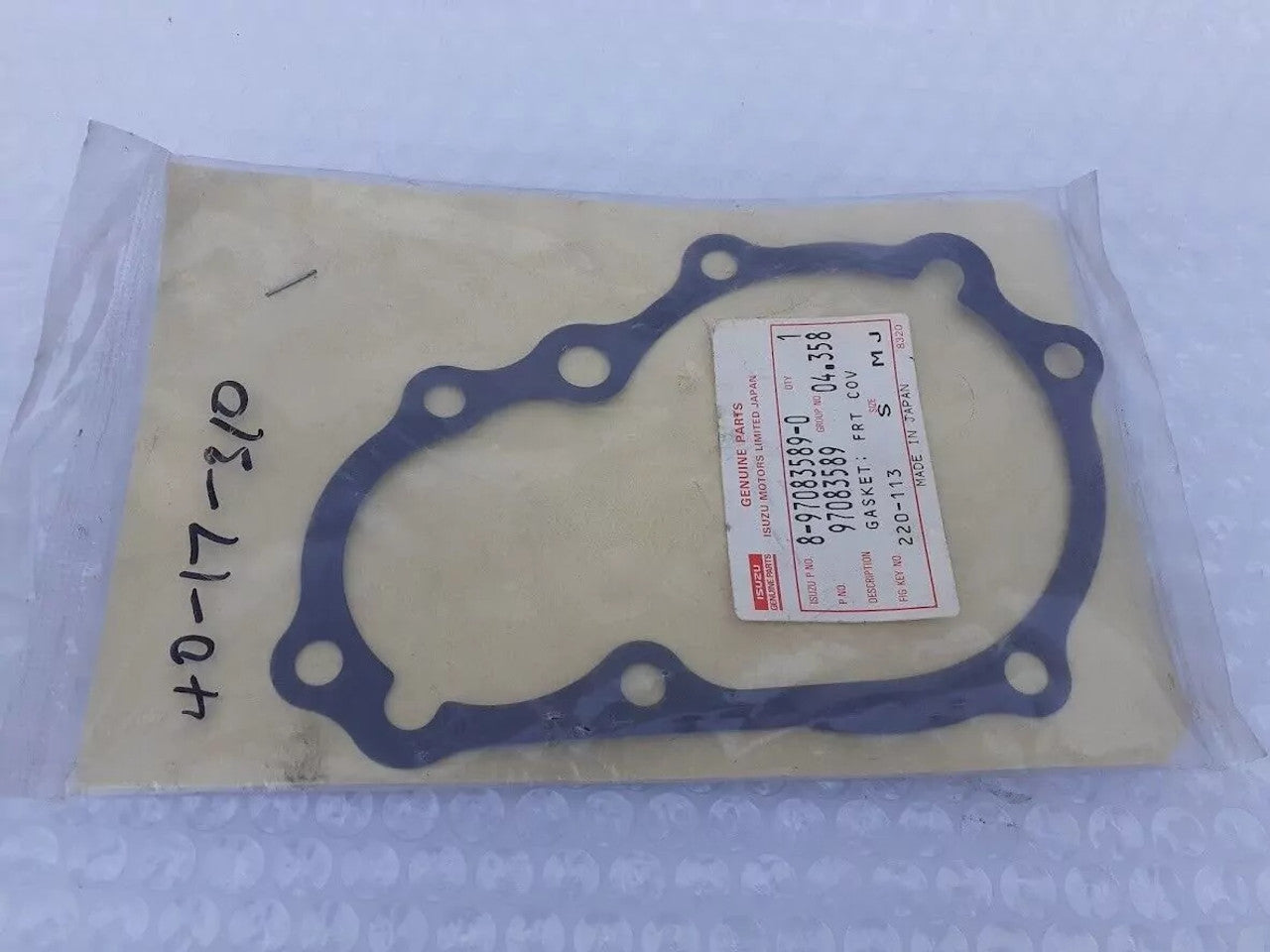 Transmission Gasket Front fits Isuzu Chevrolet Opel 8970835890 Genuine View Front