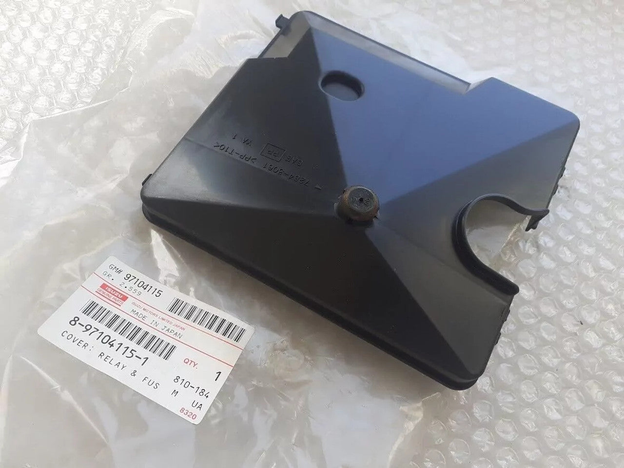 Fuse Box Cover Lower fits Isuzu Pickup TF Chevrolet LUV 8971041151 Genuine View Front