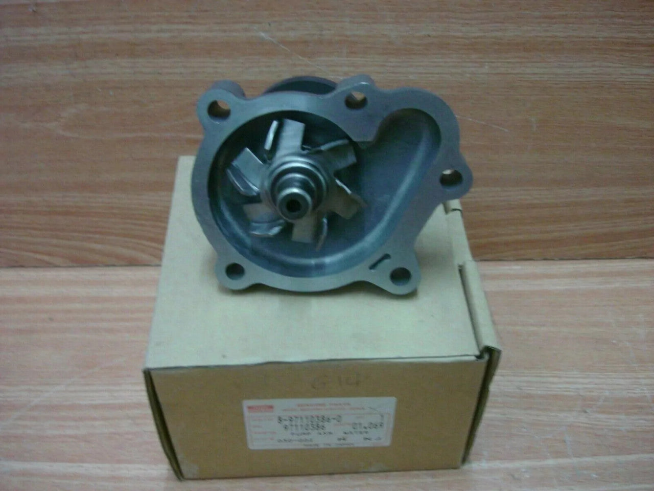 Water Pump fits Opel Corsa A Vauxhall Nova Isuzu Gemini FF 4EC1 15D X15D X15TD 8971103860 View Rear