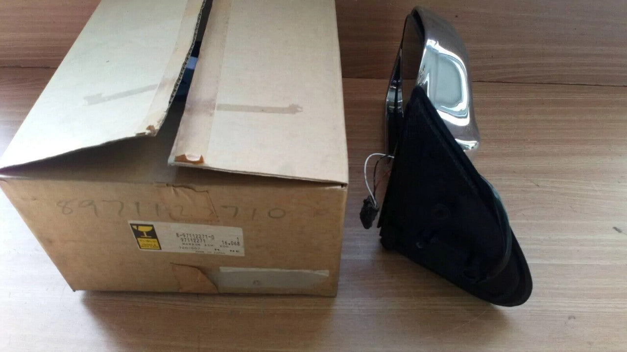 Exterior Mirror Left fits Isuzu Pickup TF Chevrolet LUV RHD 8971122710 Genuine View Front