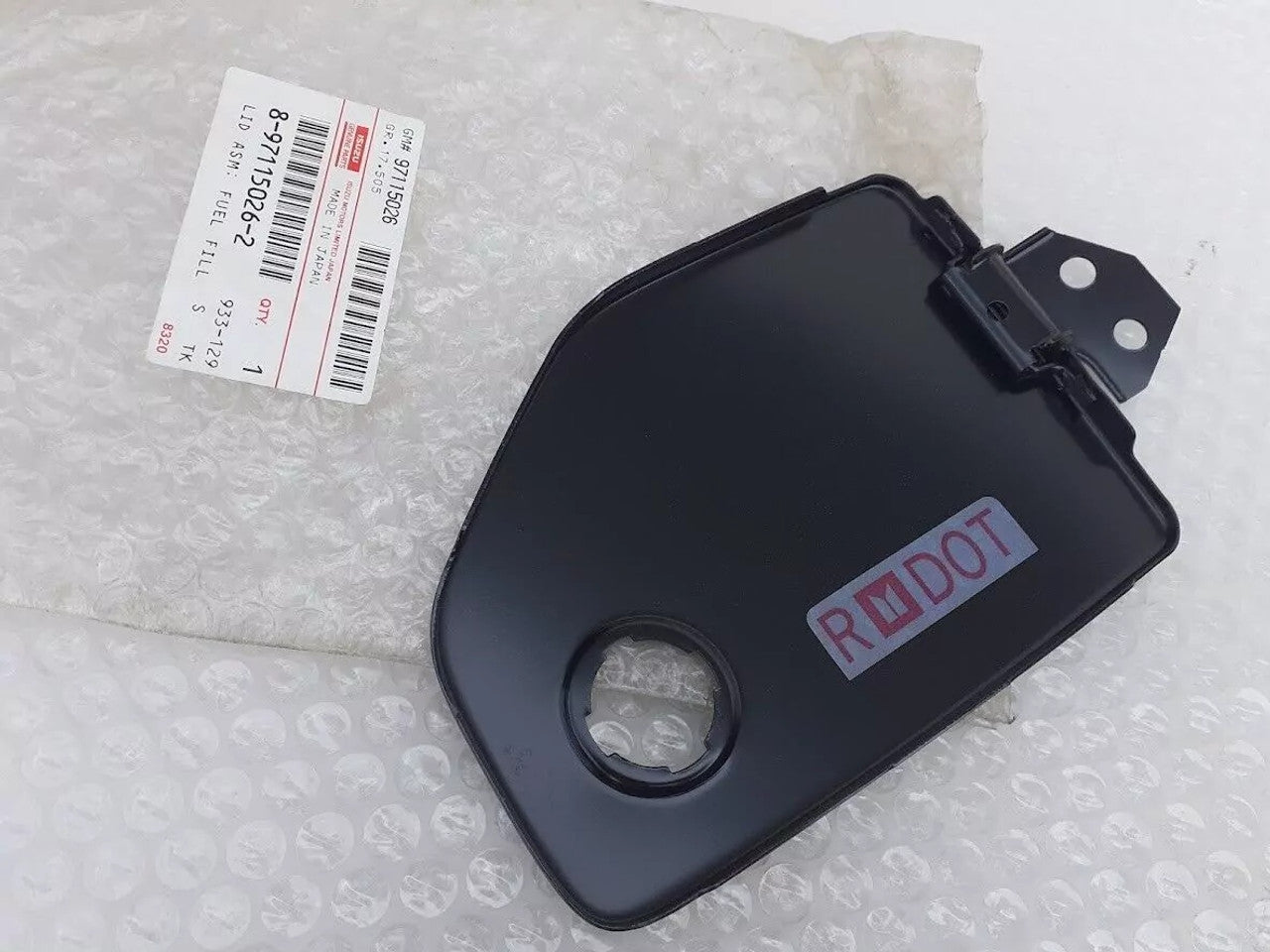Fuel Door Tank Flap fits Isuzu Pickup TF Chevrolet LUV Opel Campo Genuine 8971150262 View Upper