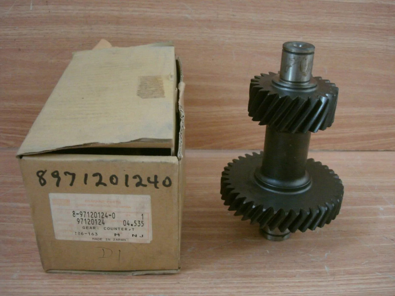 Countershaft Transfer Gear fits Isuzu Trooper Bighorn Pickup TF Chevrolet LUV 8971201240 View Front