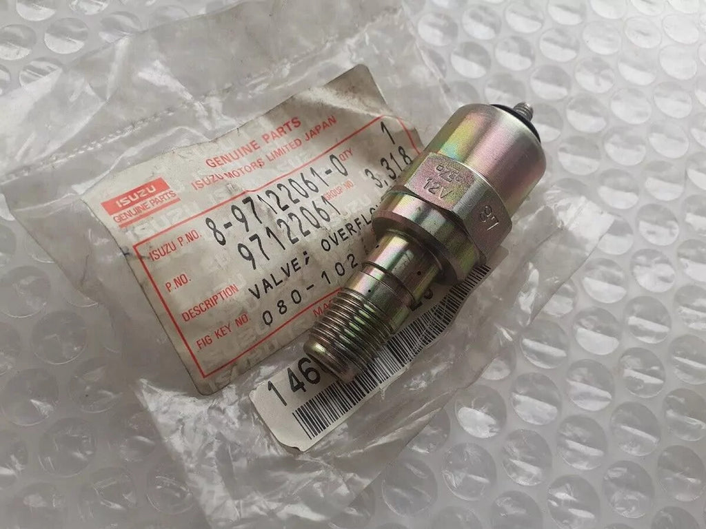 Overflow Valve fits Isuzu Pickup TF NKR Chevrolet LUV 4JB1 4HG1 4JG2 8971220610 View Rear