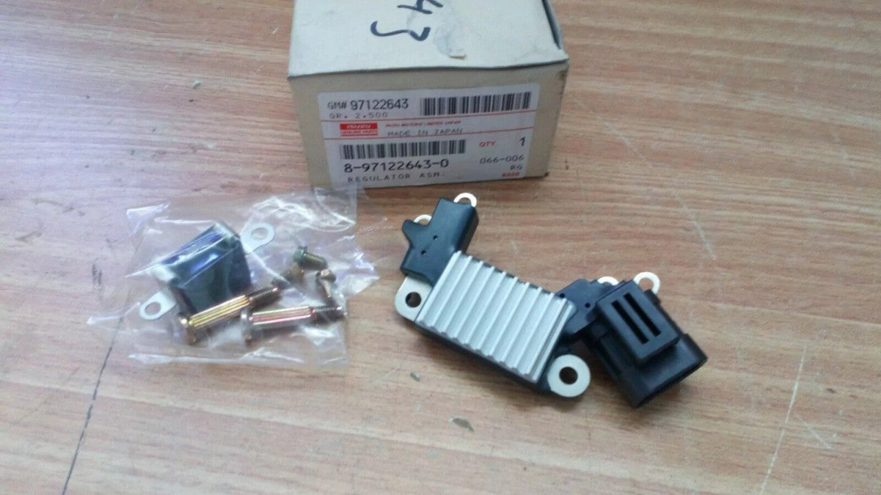 Voltage Regulator fits Opel Vauxhall Vectra B Corsa B Astra F 97122643 Genuine 8971226430 View Front