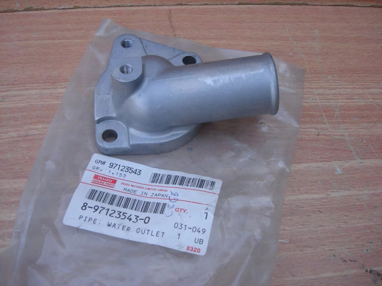 Thermostat Housing fits Opel Vauxhall Corsa B Astra F Vectra B Diesel Genuine 8971235430 View Front