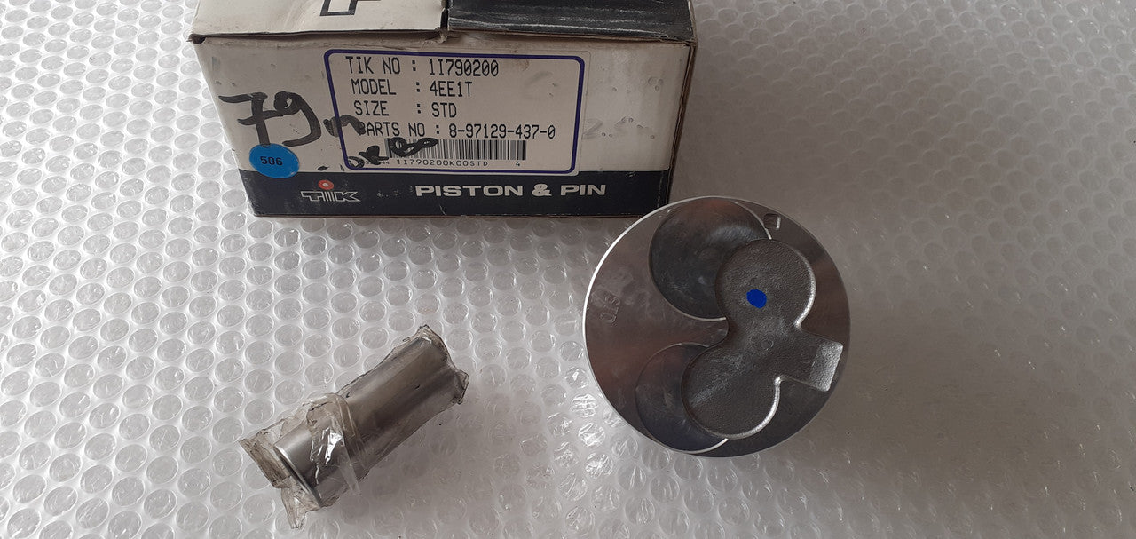 4x Piston fits Isuzu 4EE1T Engine STD size 79mm Bore 8971294370 View Front