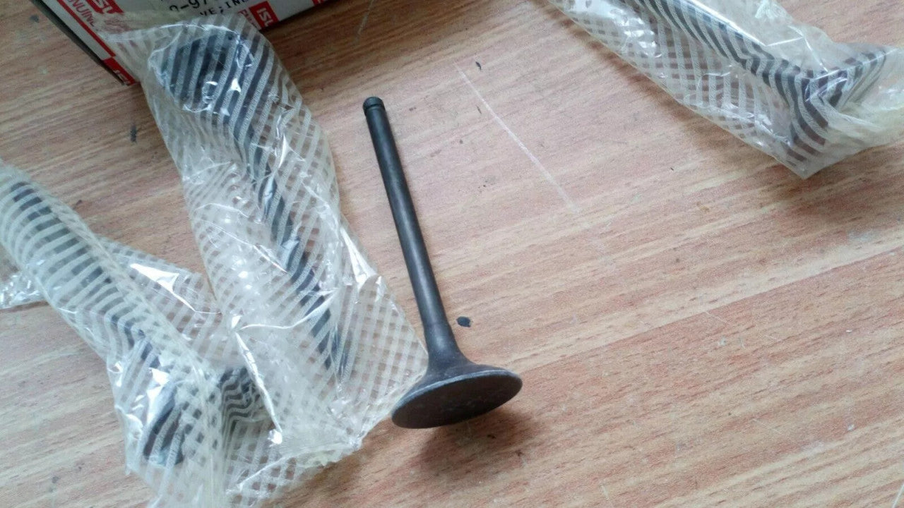 4x Intake Valves Inlet fits Isuzu Opel Vauxhall 4EC1 4EE1 15D 15TD X15TD X17D 8971350361 View Rear