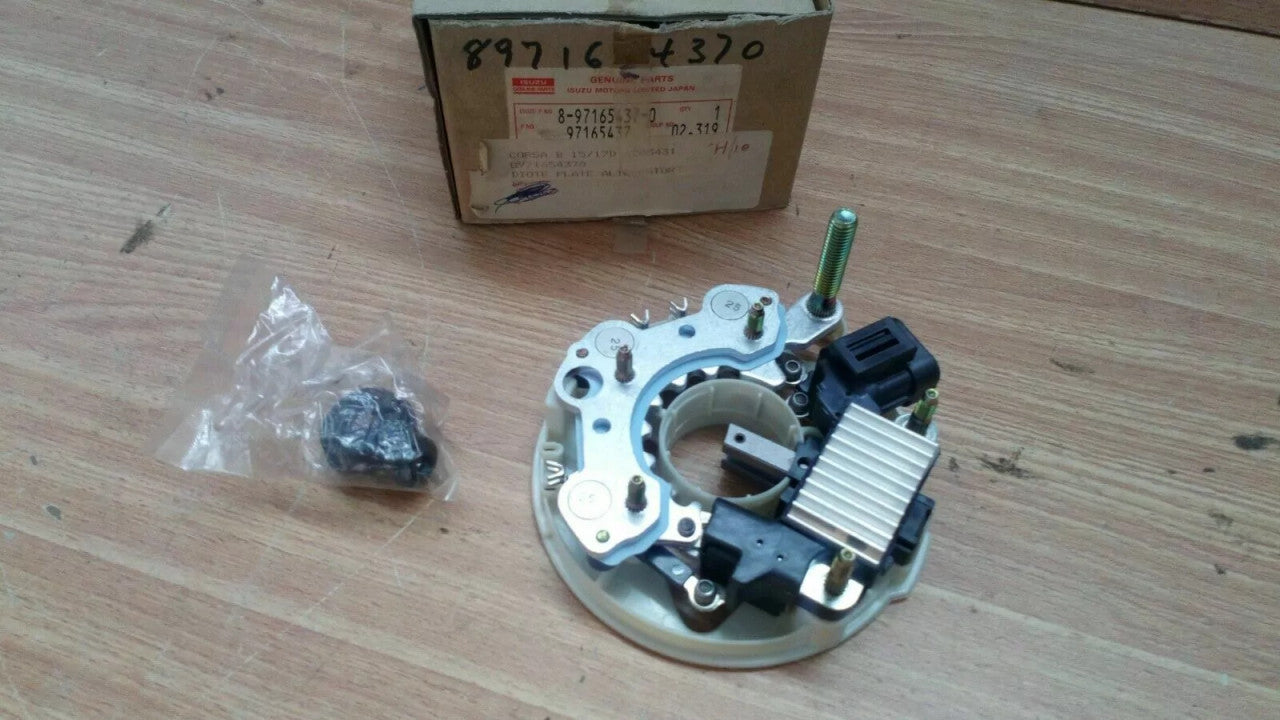 Alternator Diode Plate fits Opel Vauxhall Corsa B Astra F Diesel Genuine 8971654370 View Front