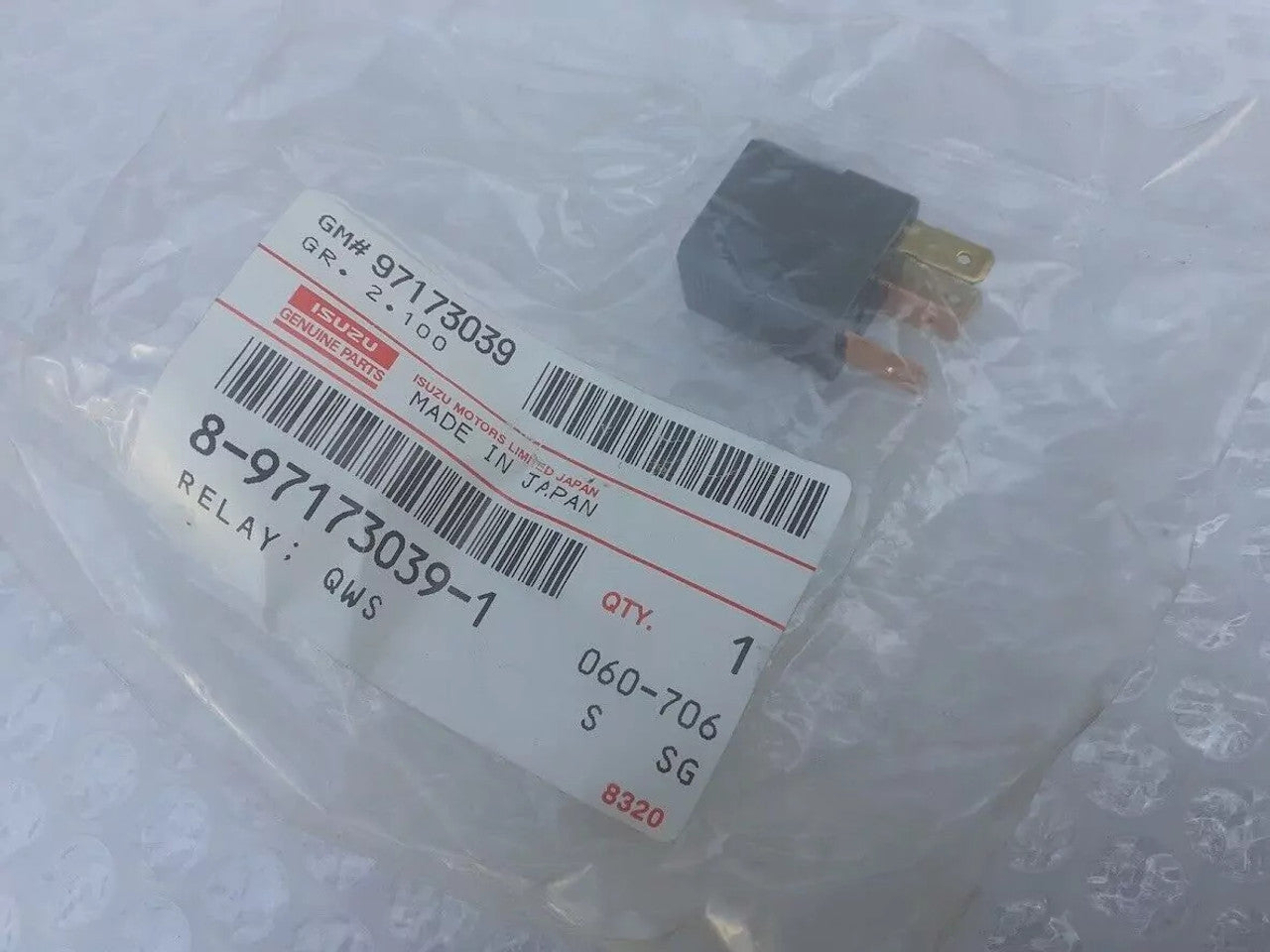 Multi Purpose Relay fits Isuzu Chevrolet Opel 97173039 8971730391 Genuine View Front