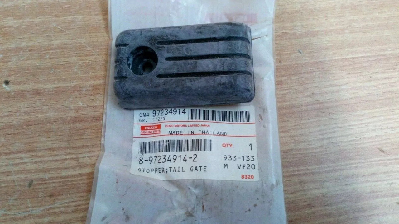 2x Tailgate Buffer Rubber Cushion fits Isuzu Dmax D-Max Rodeo Denver Genuine 8972349142 View Front