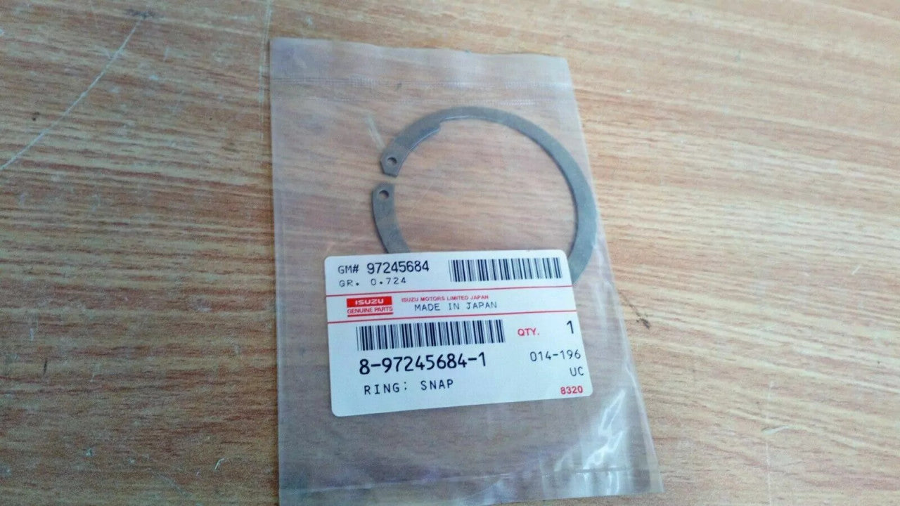 Balance Shaft Gear Snap Ring fits Isuzu D-Max Dmax Pickup 4JA1T Genuine 8972456841 View Front