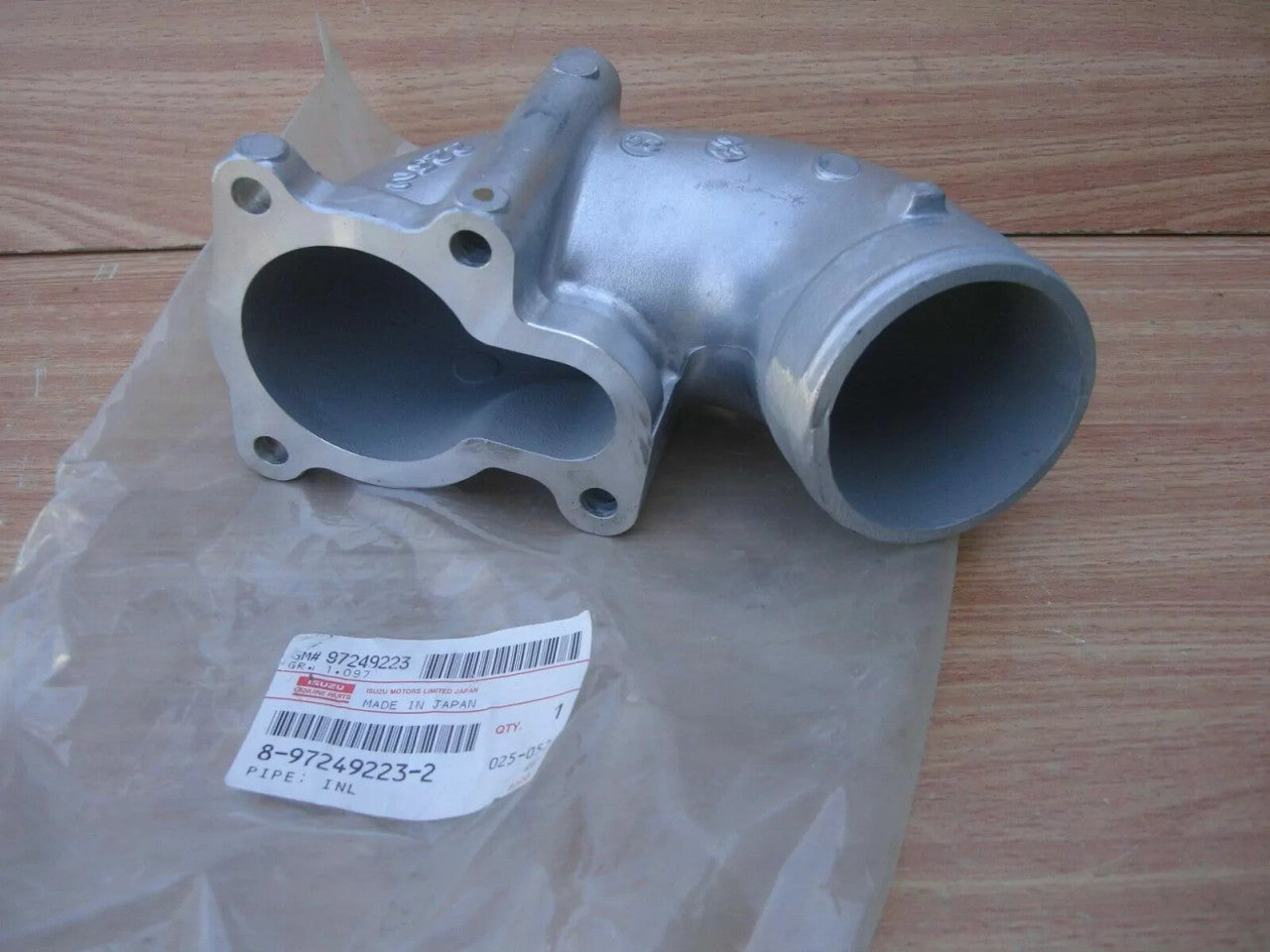Intercooler Pipe fits Isuzu Pickup TF Chevrolet LUV Opel Campo 4JA1T Genuine 8972492232 View Front