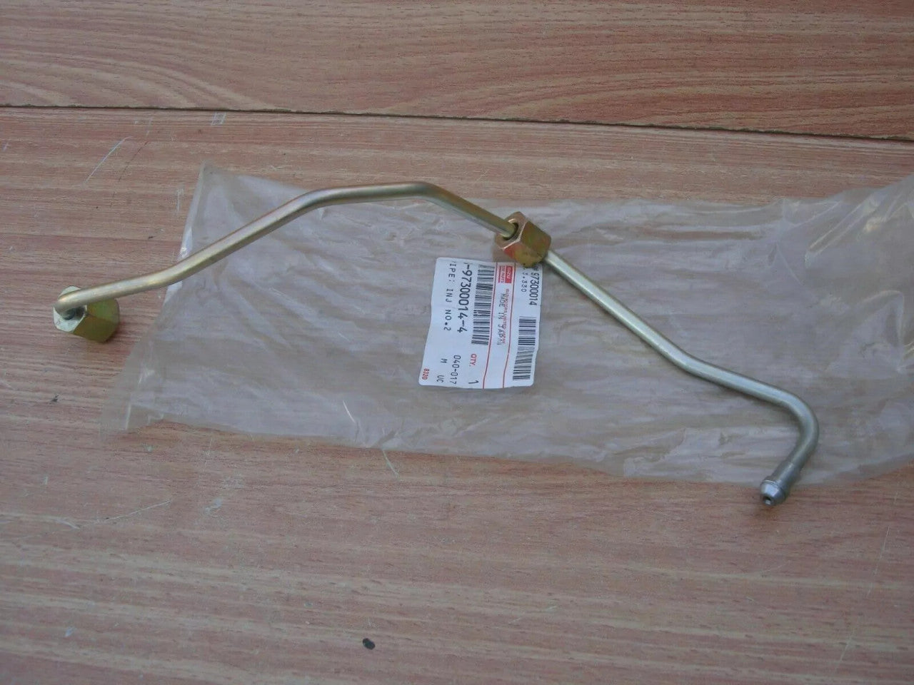 Fuel Injection Pipe 2 fits Isuzu Pickup Chevrolet LUV Opel Campo 4JA1T Genuine 8973000142 View Rear
