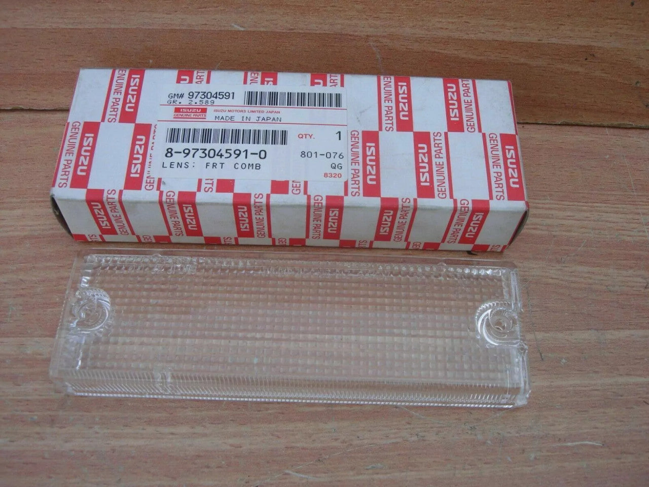Turn Signal Lens Right fits Isuzu Pickup TFS TFR Chevrolet LUV Genuine 8973045910 View Front