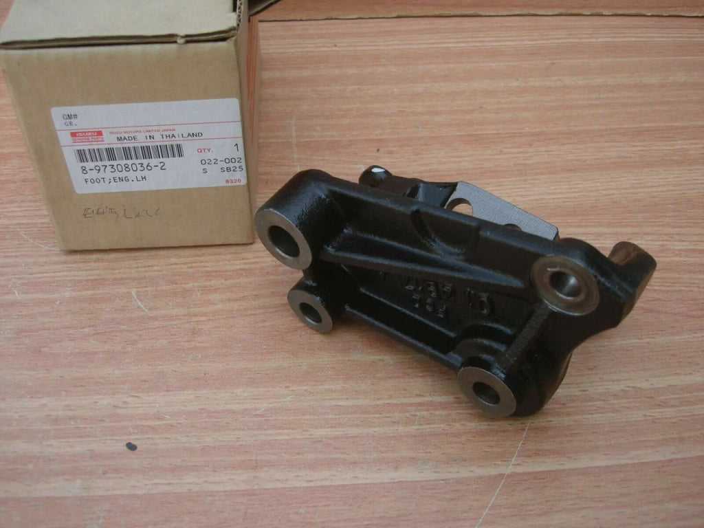 Engine Mount Foot Bracket Left fits Isuzu Dmax D-Max 8973080362 Genuine View Rear