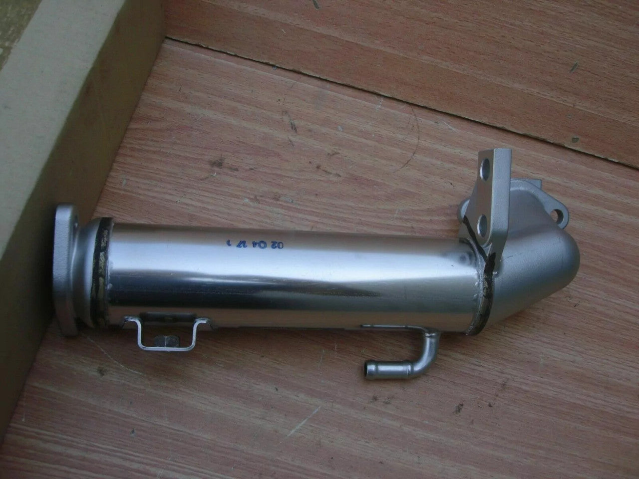 EGR Cooling Pipe fits Isuzu Pickup TF Chevrolet LUV Opel Campo 4JA1T Genuine 8973105151 View Rear