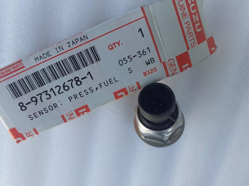 Fuel Pressure Sensor fits Isuzu 3.5L DOHC 24v V6 6VE1 8973126781 Genuine View Rear