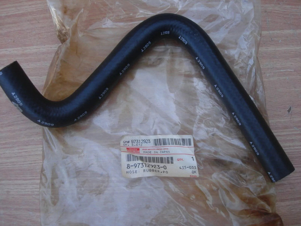 Power Steering Hose fits Isuzu Pickup TF Chevrolet LUV Opel Campo Genuine 8973129230 View Front