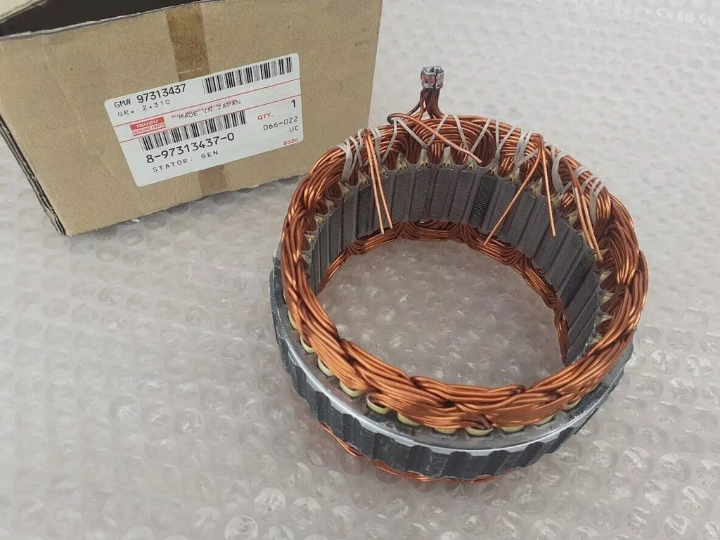 Alternator Stator fits Isuzu Pickup TF Chevrolet LUV Opel Campo 4JA1T Genuine 8973134370 View Rear