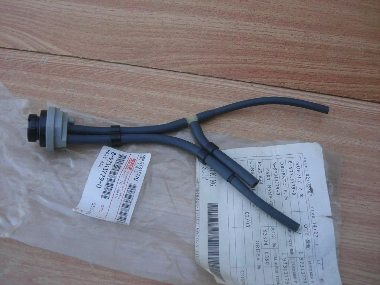 EGR Hose fits Isuzu Pickup TF Chevrolet LUV Opel Campo 4JA1T Genuine 8973137790 View Front