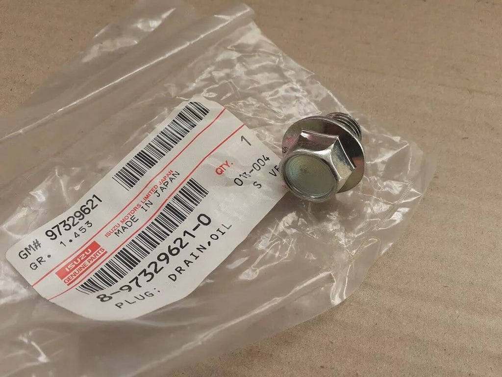 Oil Drain Plug fits Isuzu Dmax D-Max Rodeo Denver 4JA1 4JJ1 4JK1 8973296210 View Front