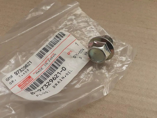Oil Drain Plug fits Isuzu Dmax D-Max Rodeo Denver 4JA1 4JJ1 4JK1 8973296210 View Front