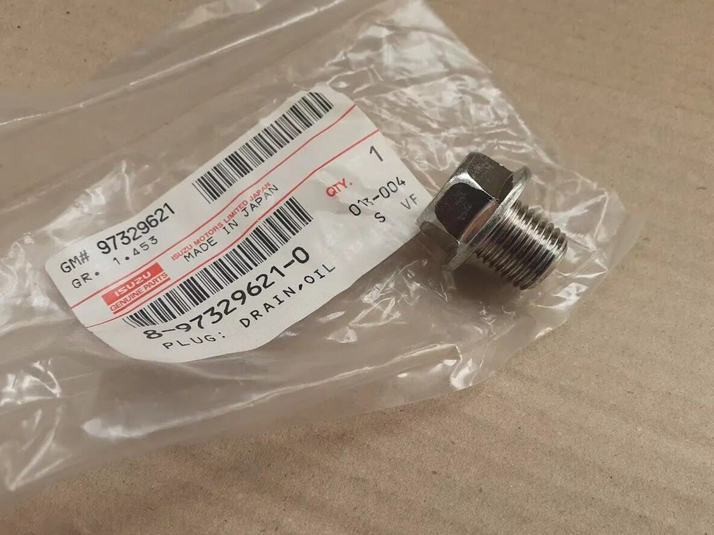 Oil Drain Plug fits Isuzu Dmax D-Max Rodeo Denver 4JA1 4JJ1 4JK1 8973296210 View Rear