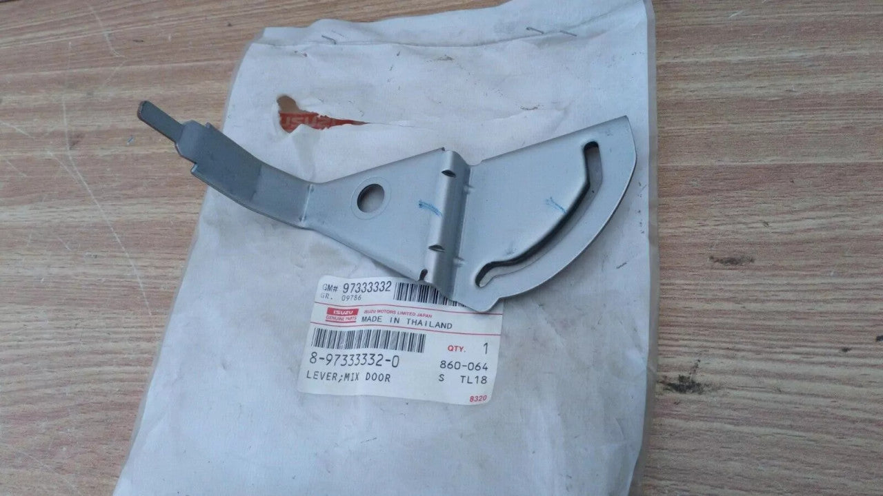 Heater Lever Mix Door fits Isuzu D-Max Dmax 8973333320 Genuine View Front