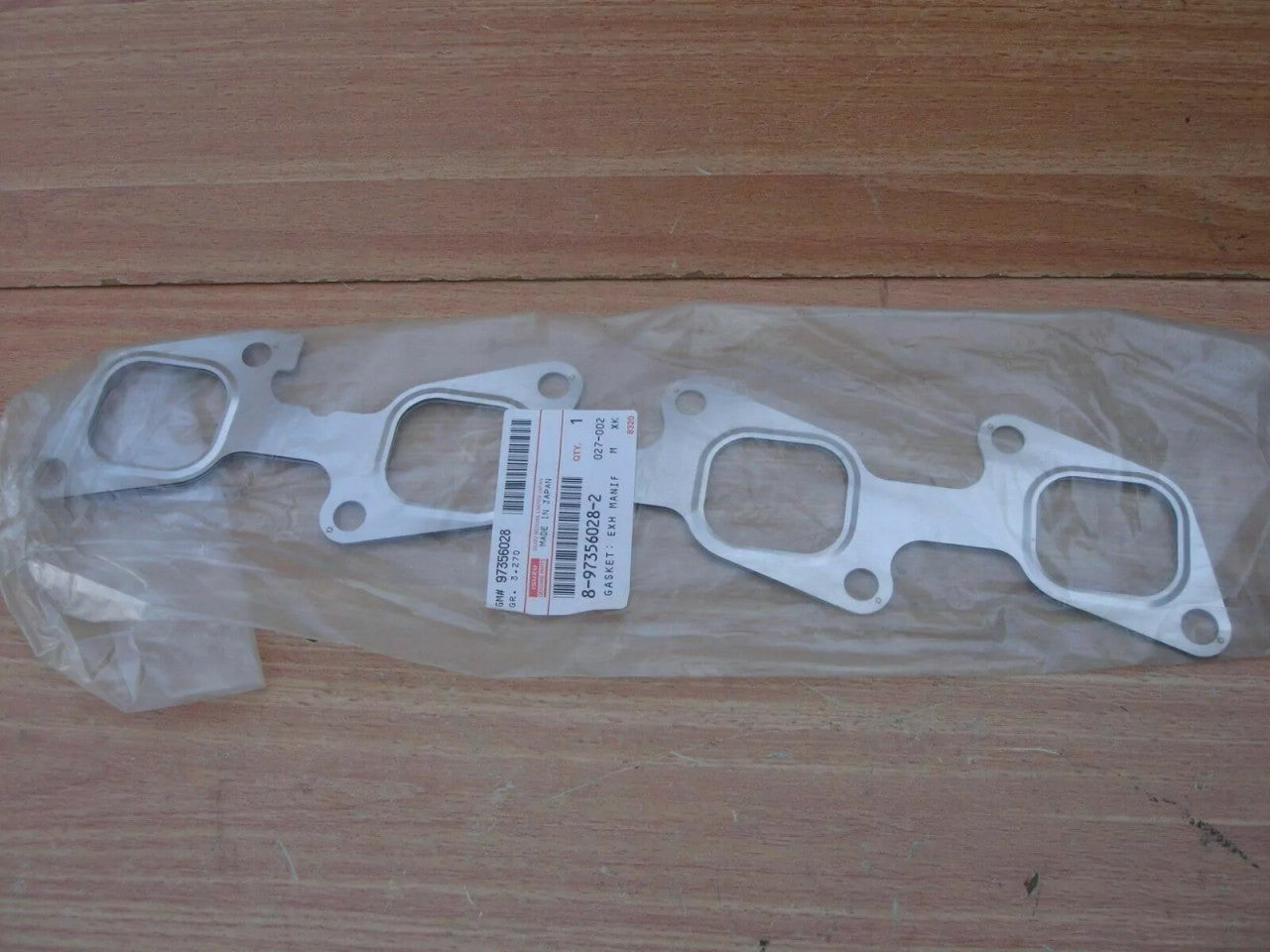 Exhaust Manifold Gasket fits Isuzu Dmax D-Max 4JK1 4JJ1 8973560282 Genuine View Front
