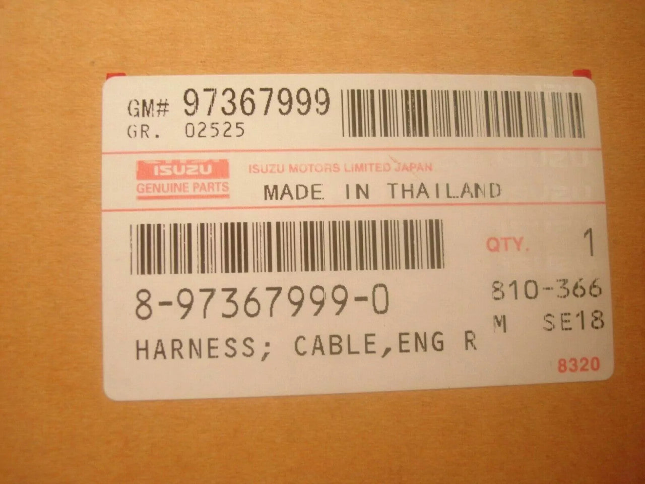 Wiring Harness fits Isuzu TFS TFR Pickup Dmax D-Max 4JA1T 8973679990 Genuine View Right