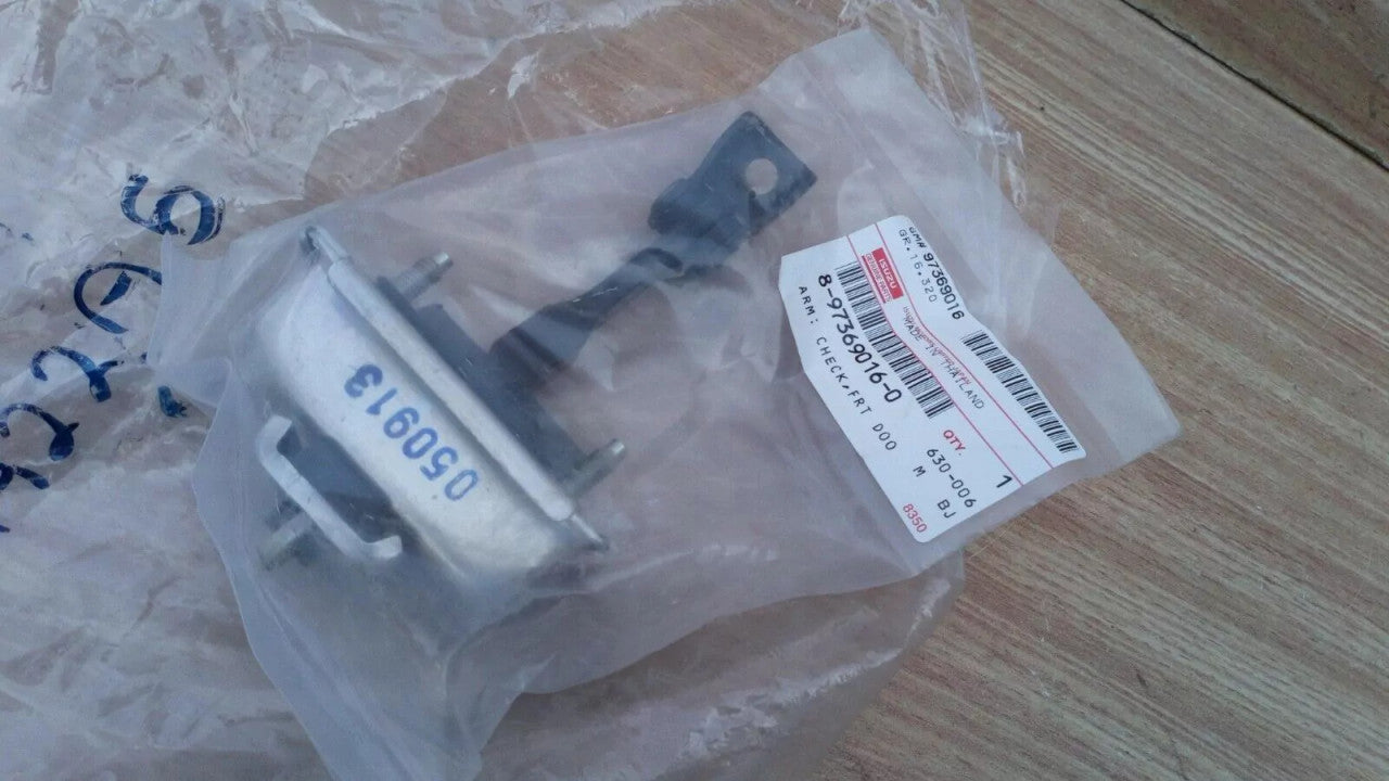 Front Door Check Link fits Isuzu D-Max Dmax Rodeo Denver 8973690160 Genuine View Front